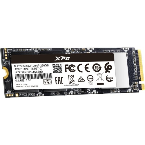Накопитель SSD Adata 256GB XPG SX6000 Lite, M.2 2280, PCI-E 3x4, [R/W - 1800/900 MB/s] 3D-NAND TLC